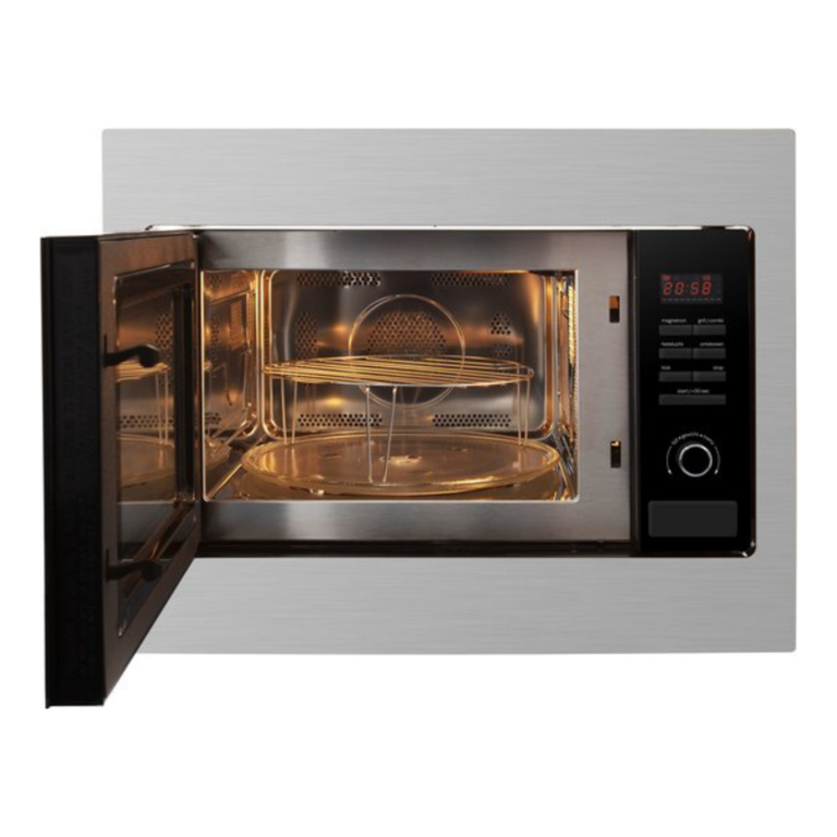 Wiggo wbm-g6025(bx) inbouw combi magnetron met grill