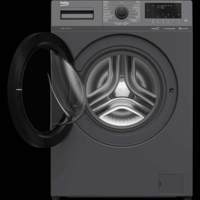 Beko WTV8716XAST wasmachine Voorbelading 8 kg 1400 RPM Antraciet