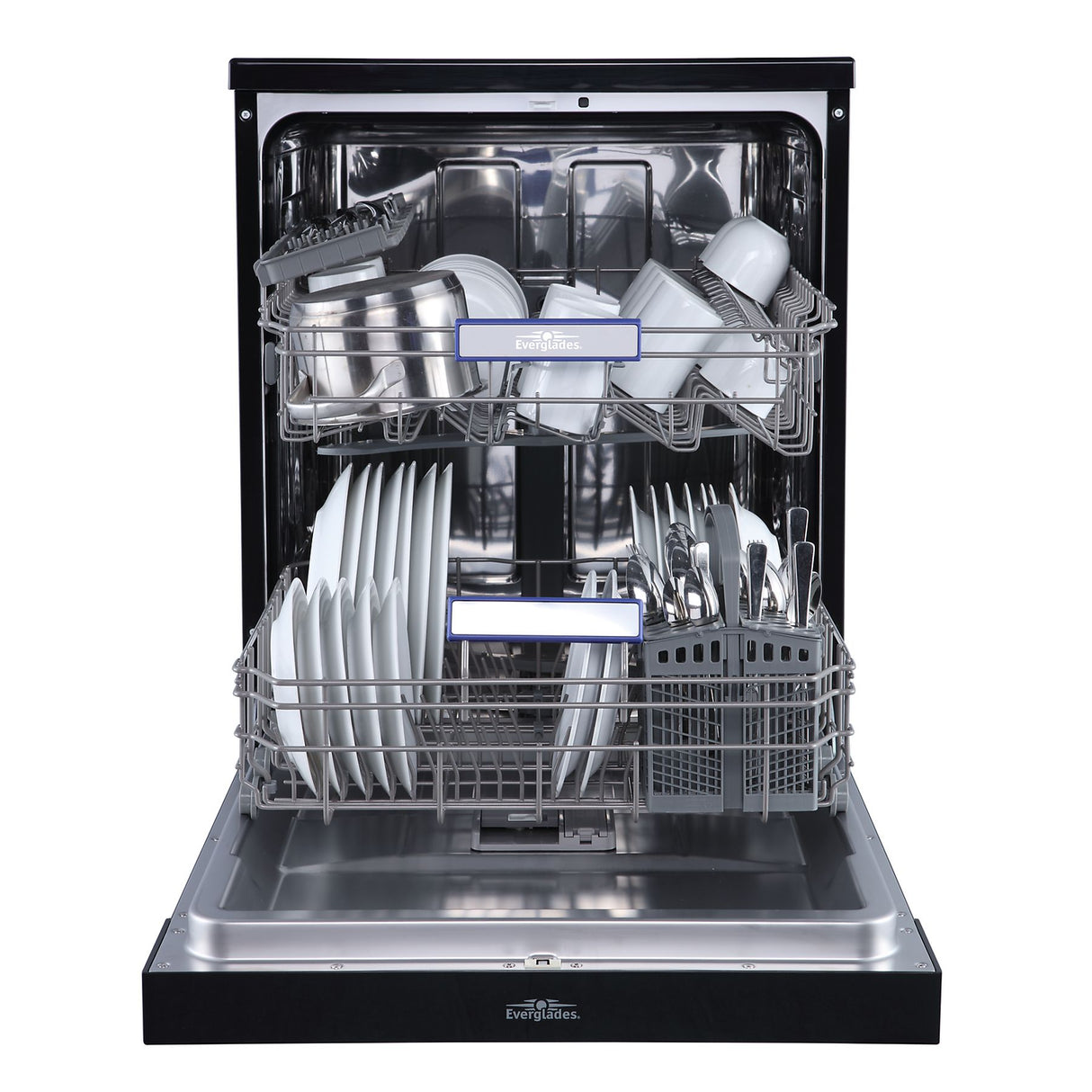 Everglades EVDW5111B vrijstaande vaatwasser 14 couverts zwart