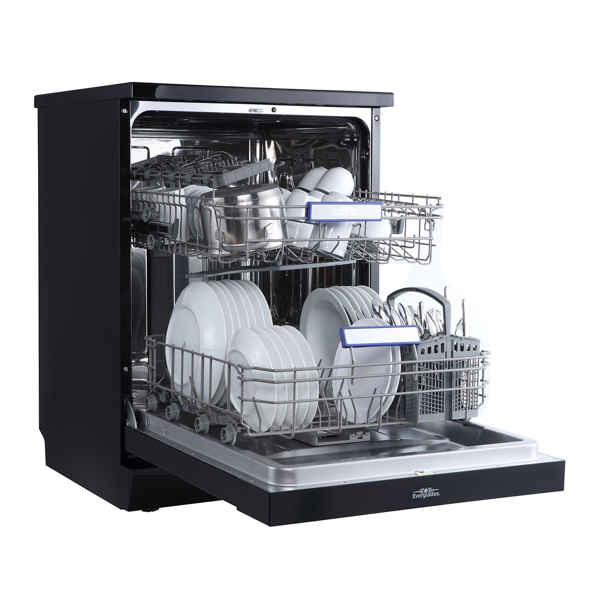 Everglades EVDW5111B vrijstaande vaatwasser 14 couverts zwart