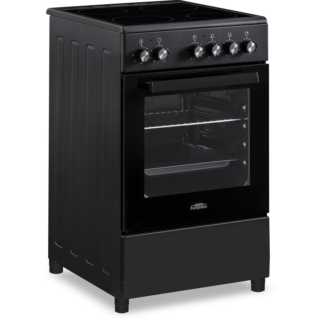 Everglades EVCK5120 Keramisch Fornuis 50cm Zwart