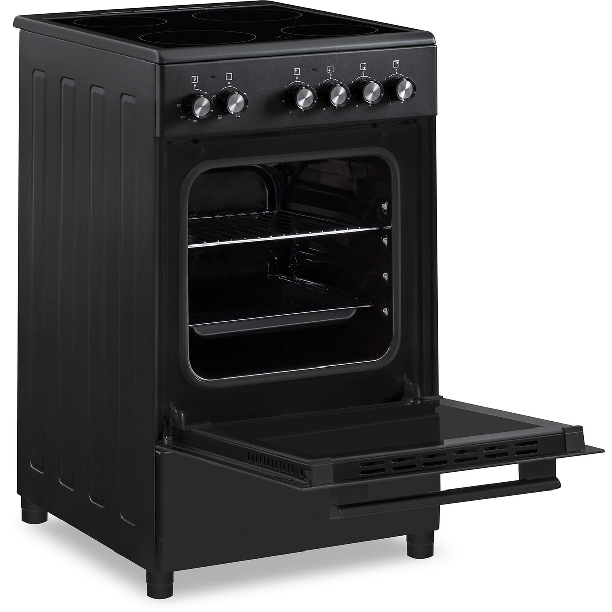 Everglades EVCK5120 Keramisch Fornuis 50cm Zwart