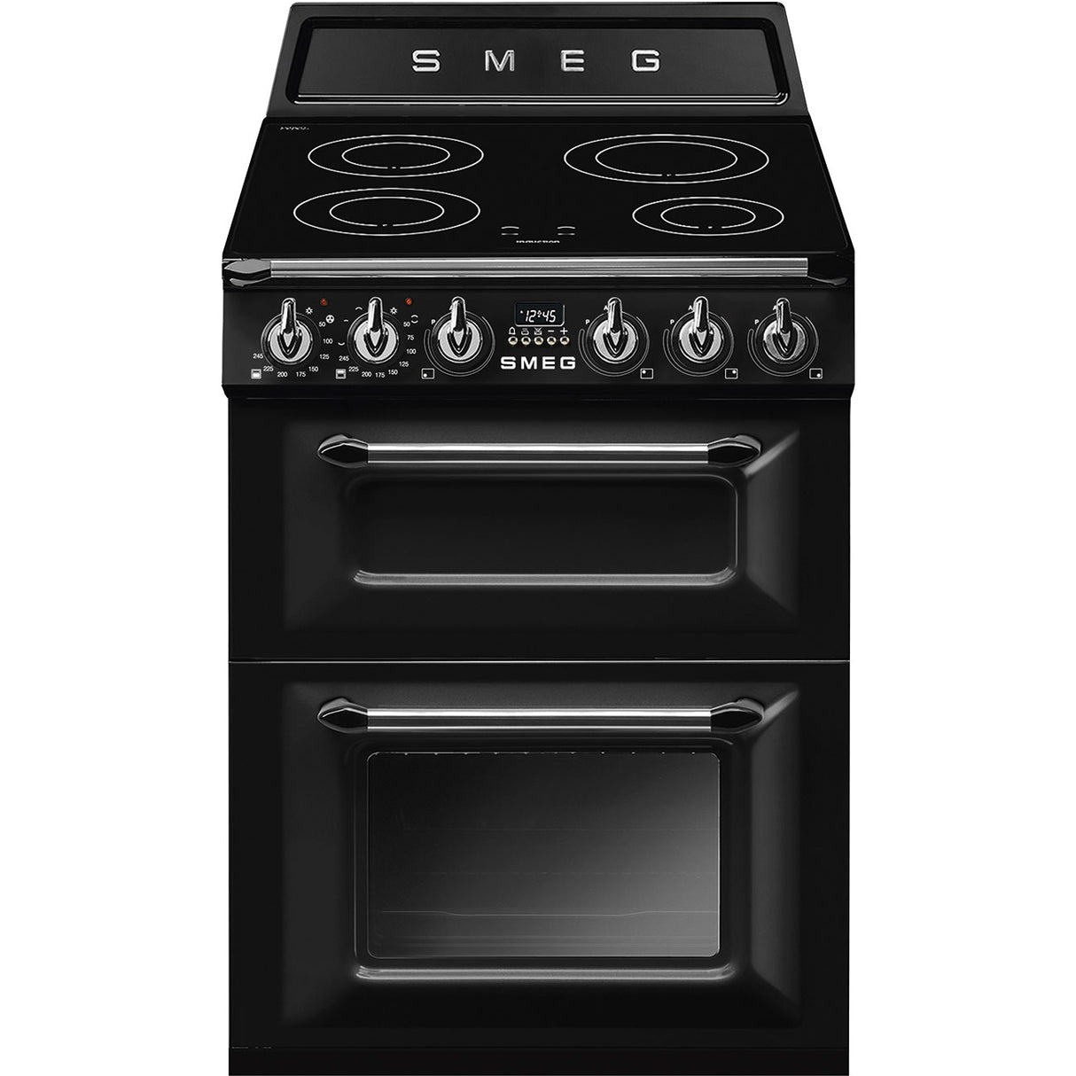 SMEG TR62IBL2 60cm breed Fornuis Zwart