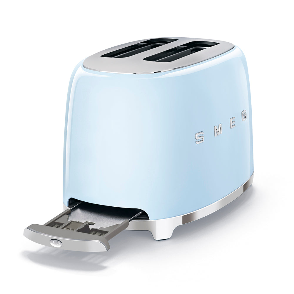 SMEG TSF01PBEU Toaster 2x2 Broodroosters Pastelblauw