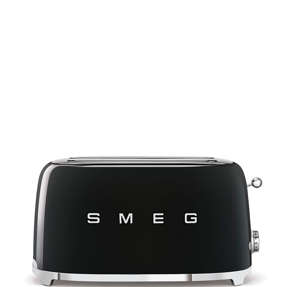 SMEG TSF02BLEU Toaster 2x4 Broodroosters Zwart