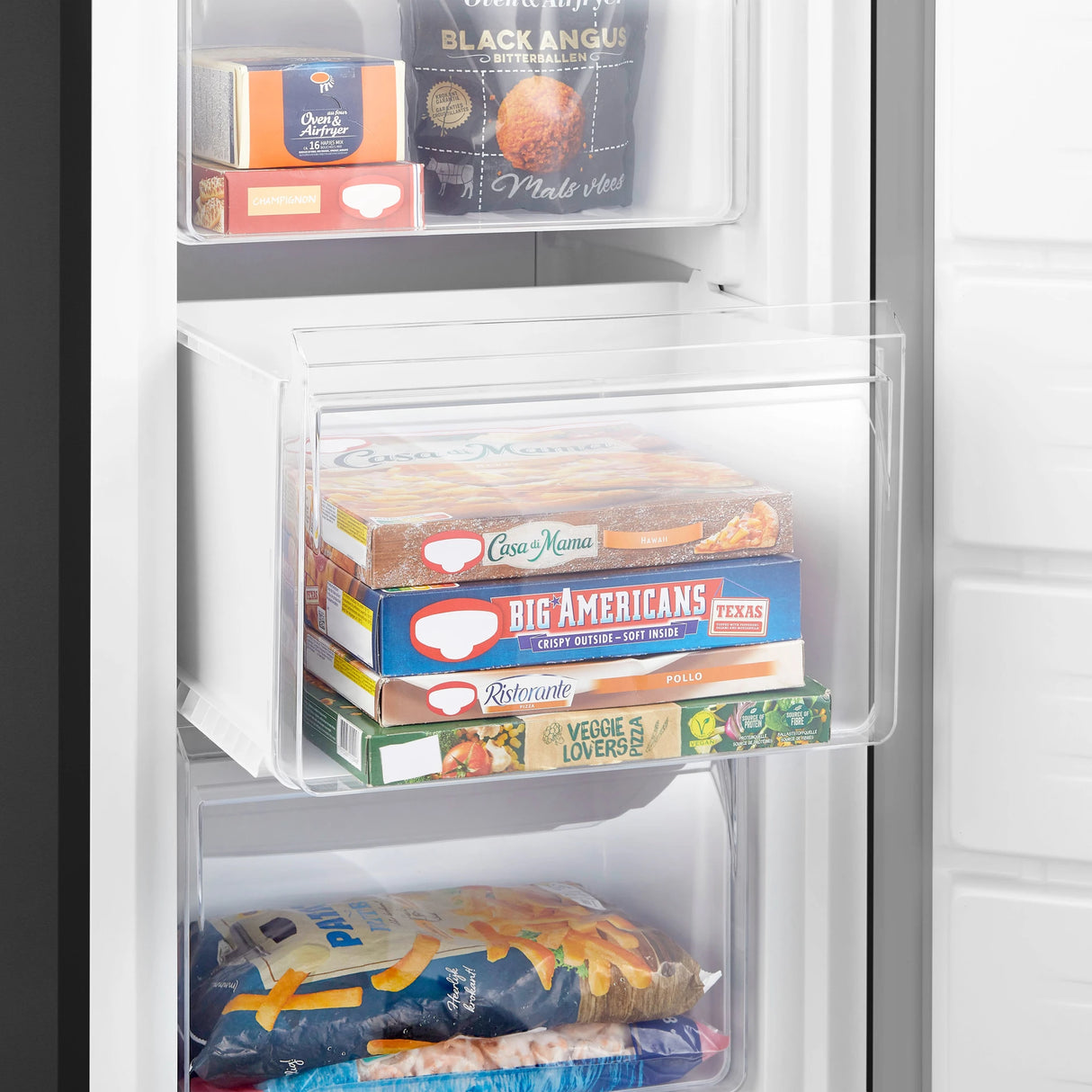 Inventum VR1682B vrijstaande vriezer 168 cm hoog