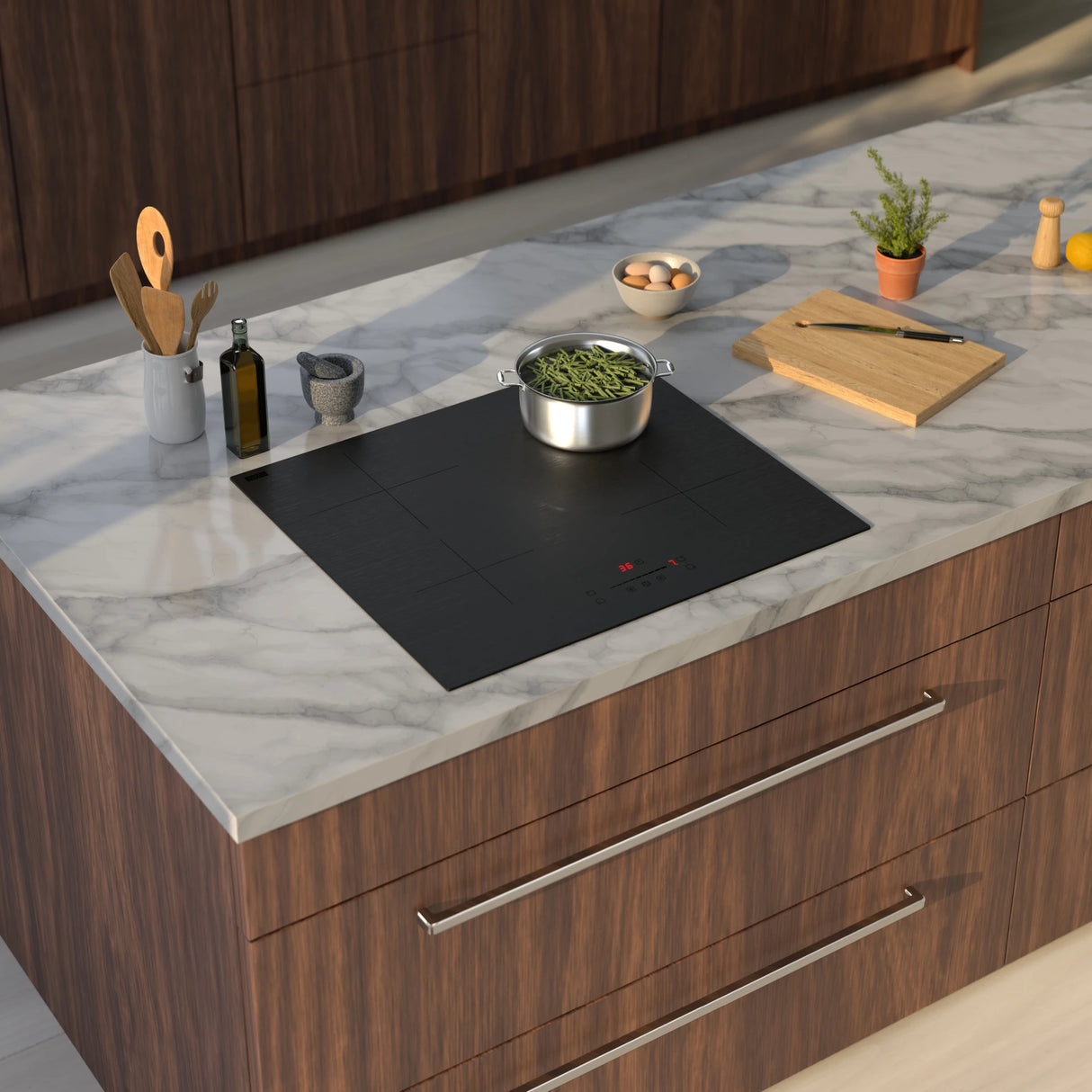 Inventum IKI6008MAT Inductie kookplaat 60 cm breed 1 fase