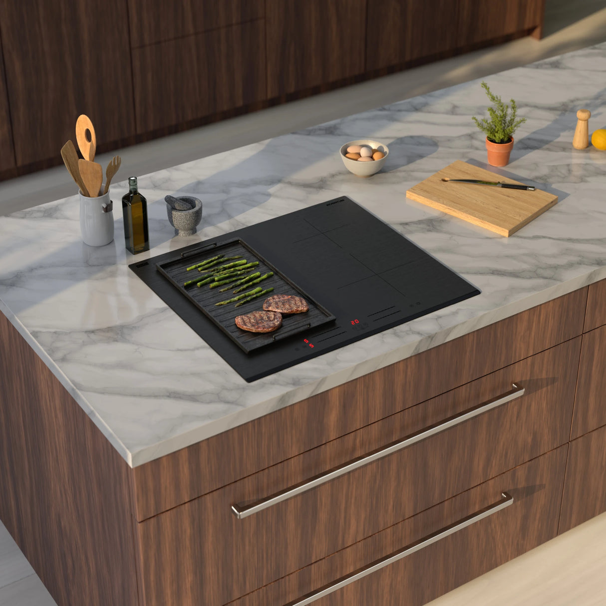 Inventum IKI6035MAT Inductie kookplaat 60 cm breed