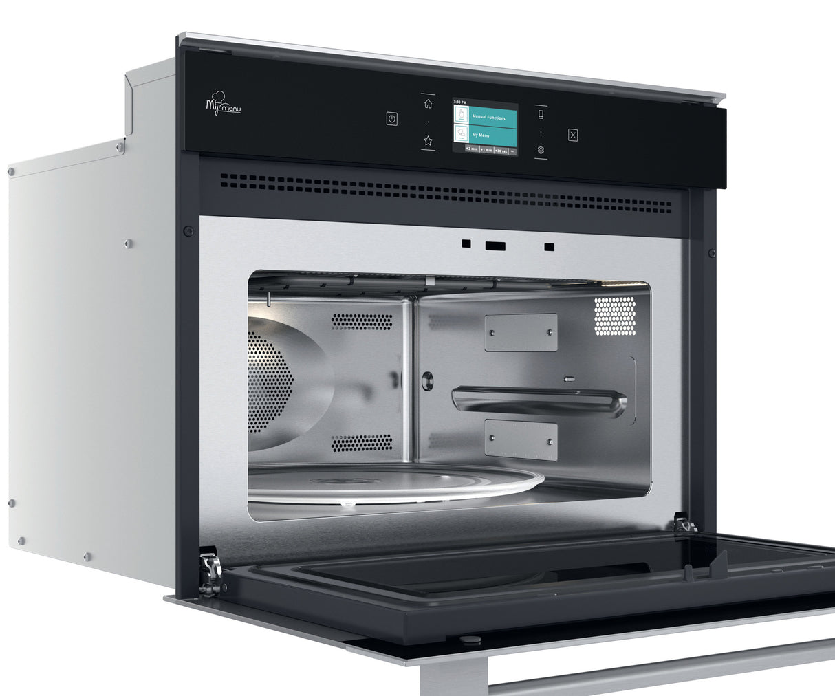 Geïntegreerde Bauknecht combimagnetron: RVS - EMPK9 P645 PT
