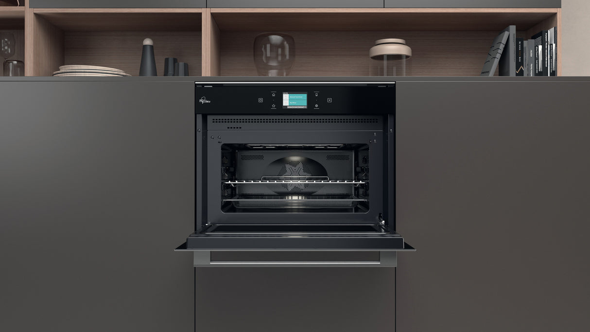 Geïntegreerde Bauknecht oven met magnetronfunctie: RVS - EMEK9 P545 PT