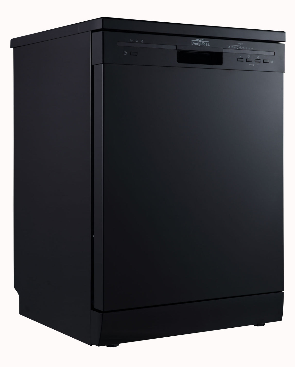 Everglades EVDW5108B vrijstaande zwarte vaatwasser 12 couverts