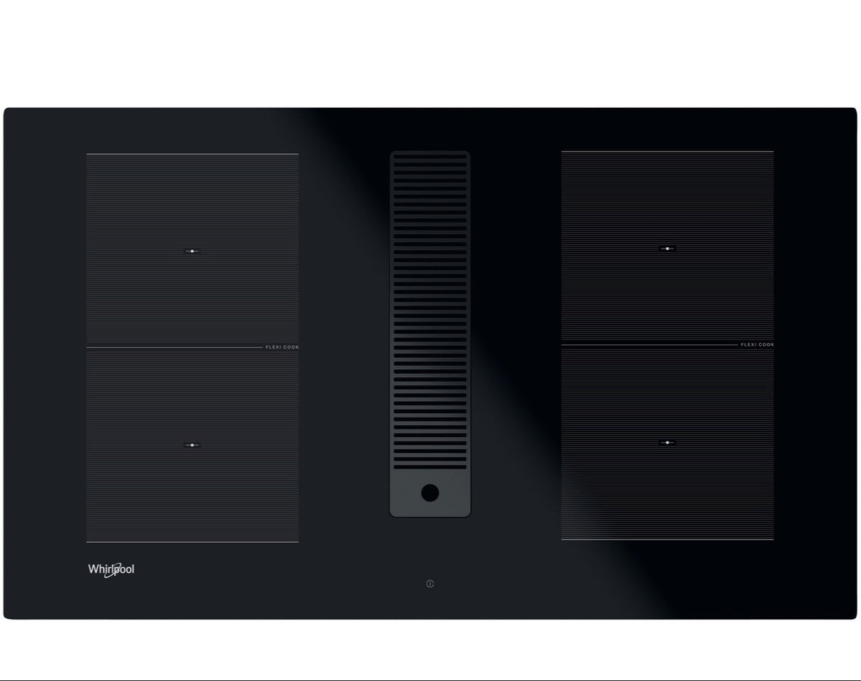 Whirlpool inductiekookplaat met geïntegreerde afzuiging - WVHF83BB FKIT