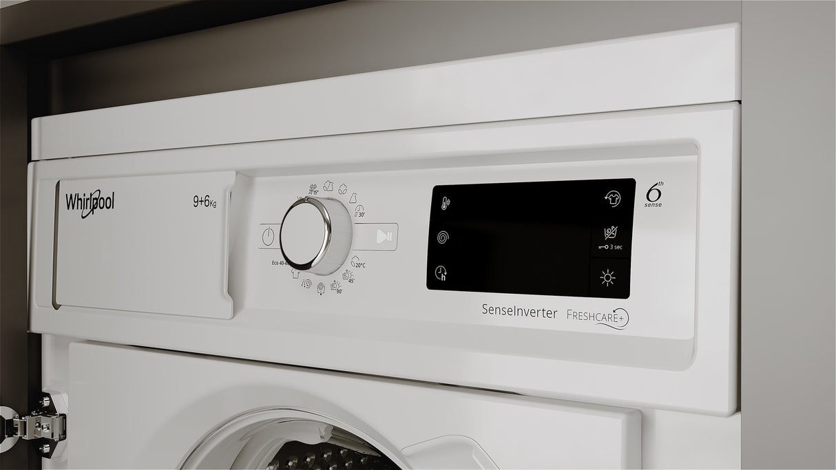 Whirlpool BI WDWG 961485 EU inbouw was-droogcombinatie