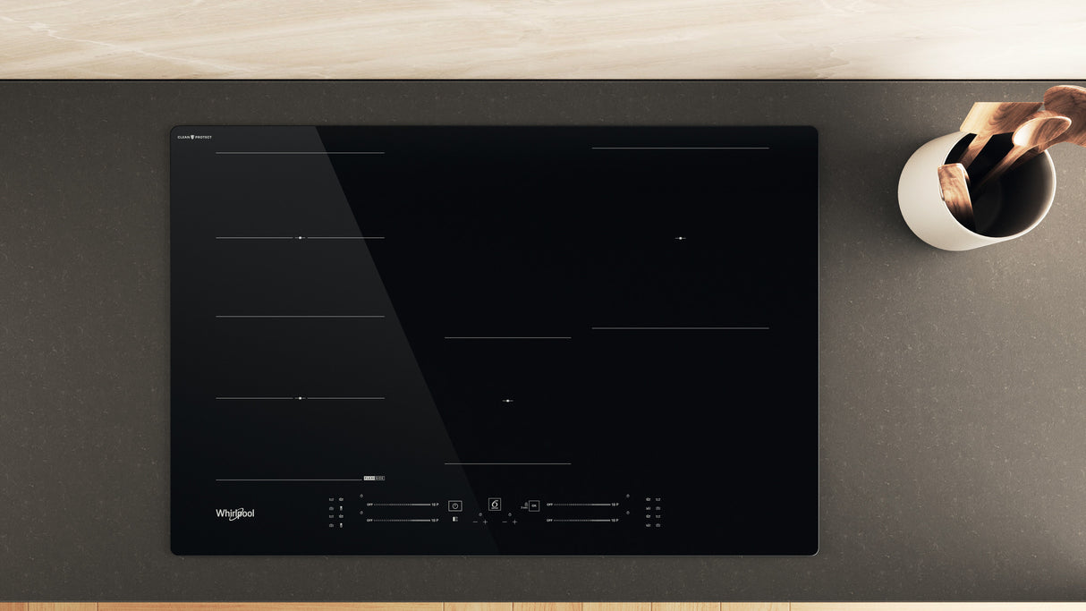 Whirlpool WF S1577 CPNE Zwart Ingebouwd 77 cm Inductiekookplaat zones 4 zone(s)