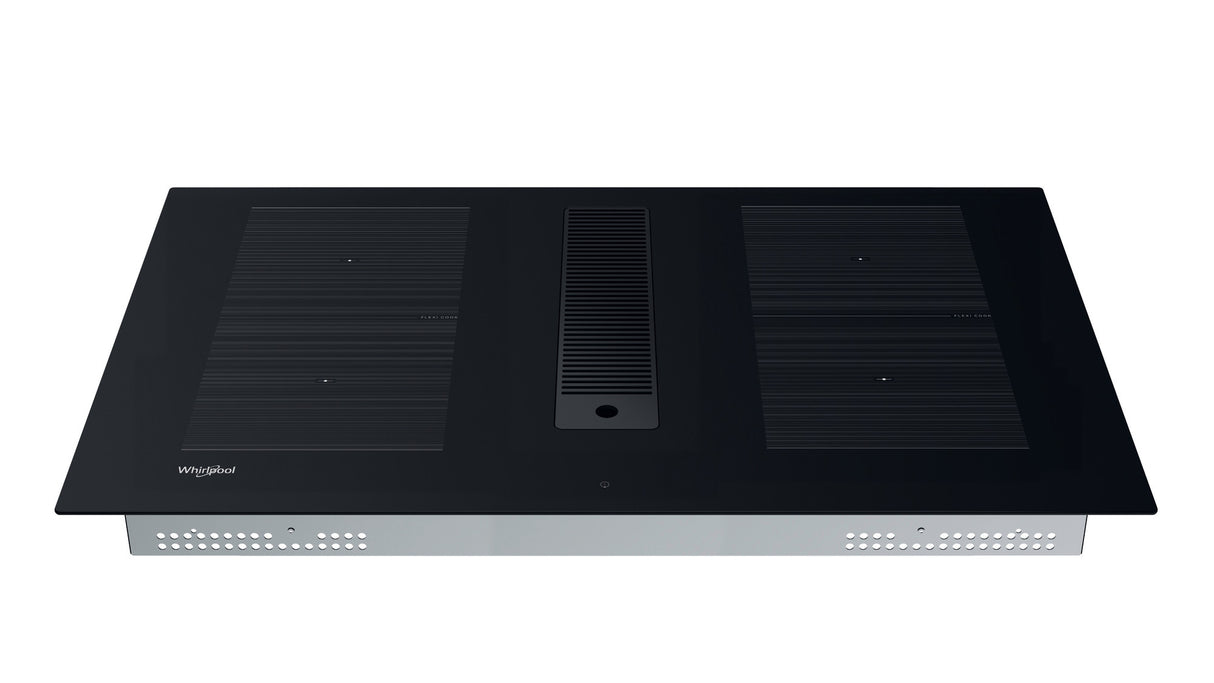 Whirlpool inductiekookplaat met geïntegreerde afzuiging - WVHF83BB FKIT