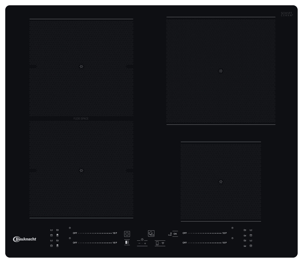 Bauknecht inductiekookplaat - BS 8460F NE