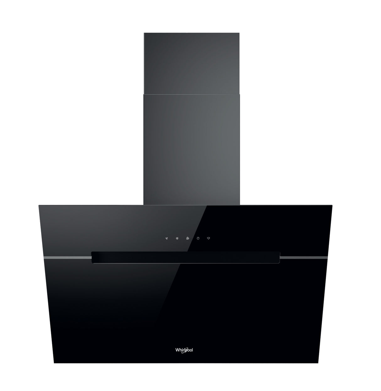 Whirlpool WHVP 62F LT SK afzuigkap Muurmontage Zwart 495 m³/uur A