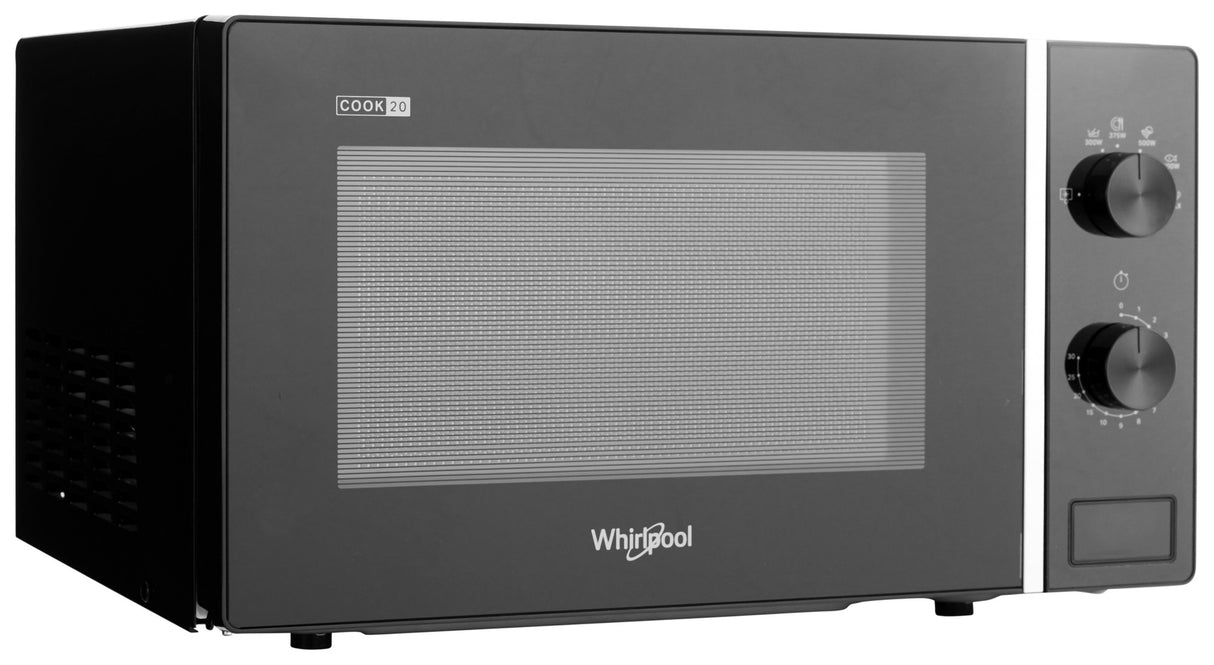Whirlpool MWP 101 B Aanrecht Solo-magnetron 20 l 700 W Zwart
