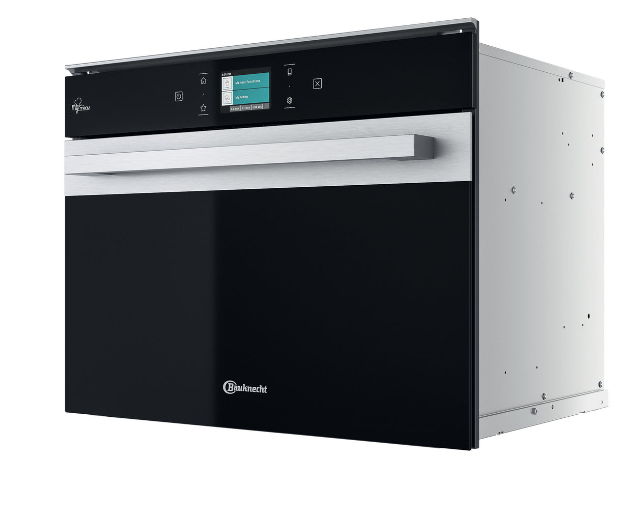 Geïntegreerde Bauknecht oven met magnetronfunctie: RVS - EMEK9 P545 PT