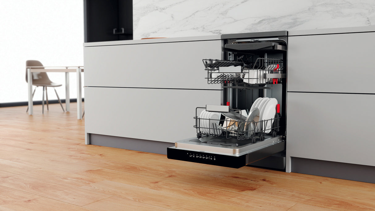 Whirlpool WSBO 3O34 PF X Semi-ingebouwd 10 couverts