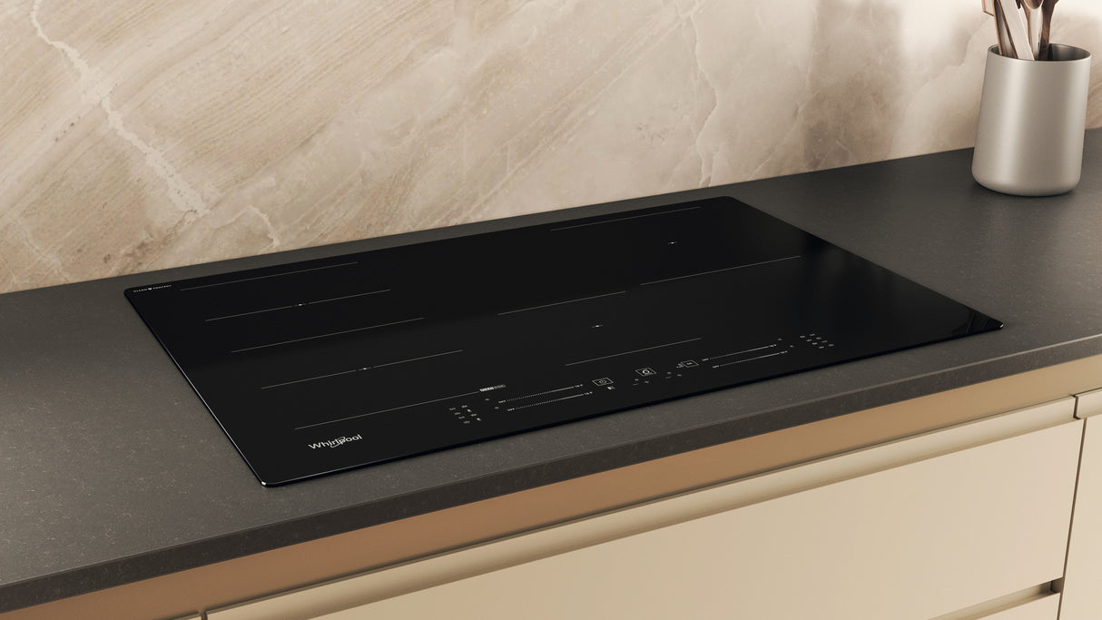 Whirlpool WF S1577 CPNE Zwart Ingebouwd 77 cm Inductiekookplaat zones 4 zone(s)