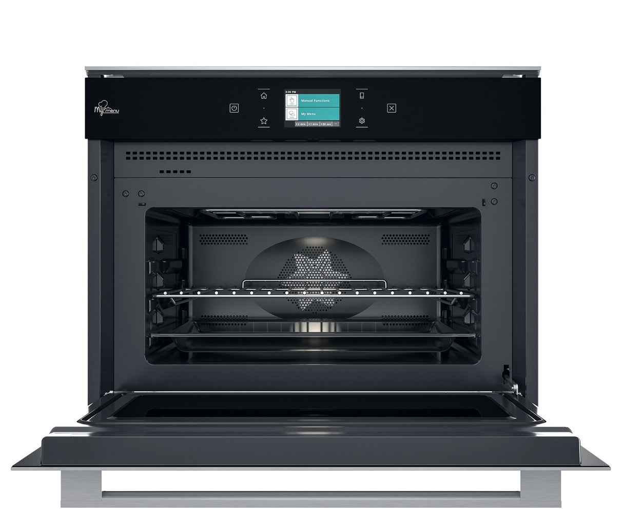 Geïntegreerde Bauknecht oven met magnetronfunctie: RVS - EMEK9 P545 PT