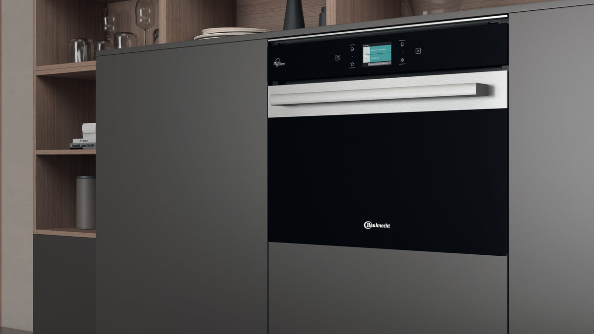 Geïntegreerde Bauknecht combimagnetron: RVS - EMPK9 P645 PT