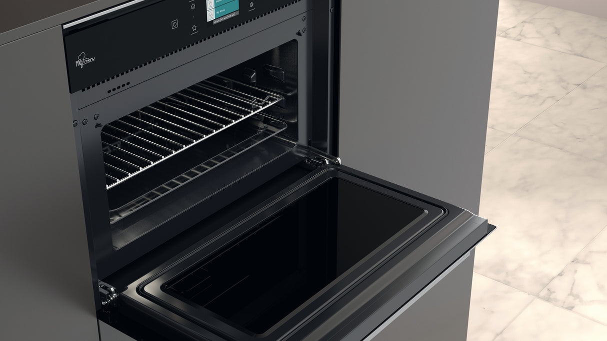 Geïntegreerde Bauknecht oven met magnetronfunctie: RVS - EMEK9 P545 PT