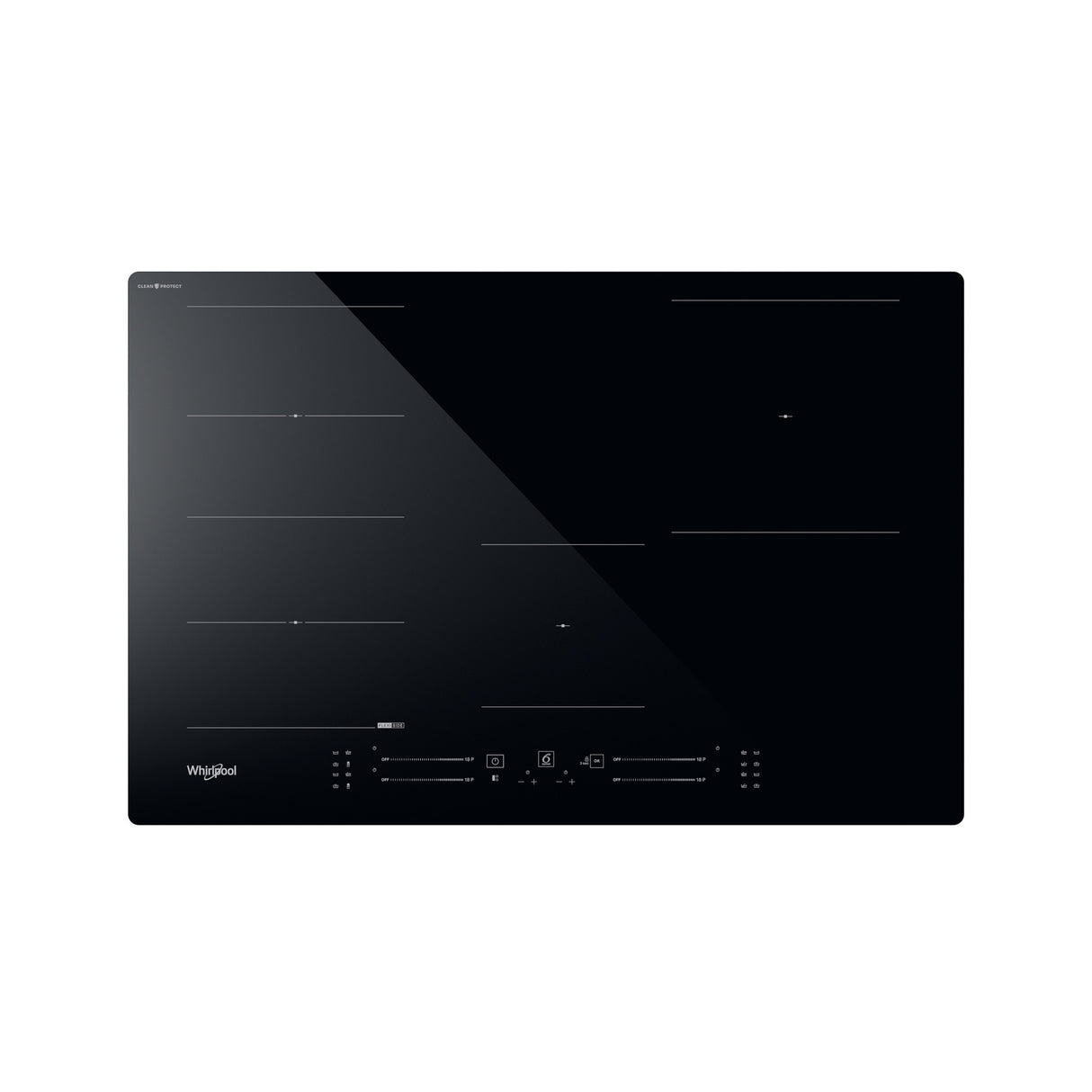 Whirlpool WF S1577 CPNE Zwart Ingebouwd 77 cm Inductiekookplaat zones 4 zone(s)