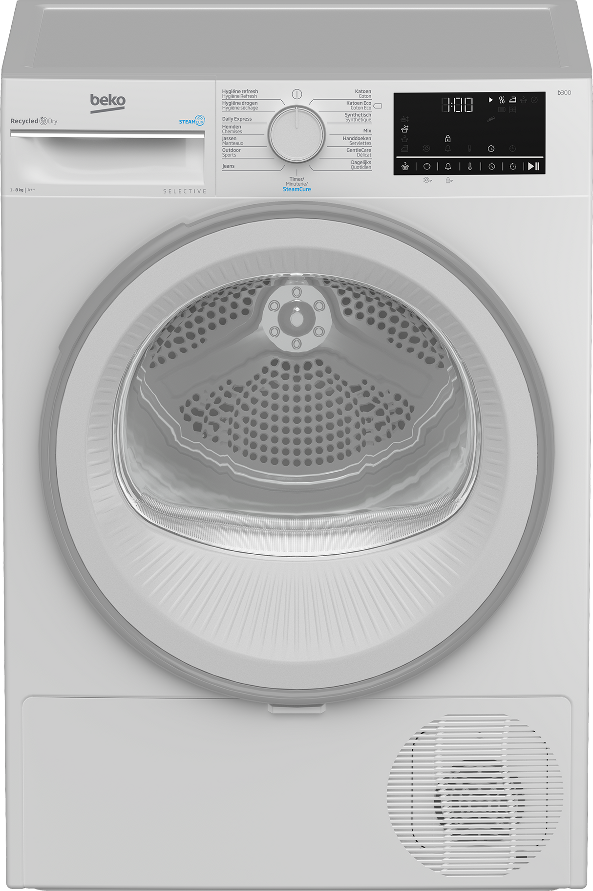 Beko B3T6823WS2 selective 8 kilo warmtepompdroger