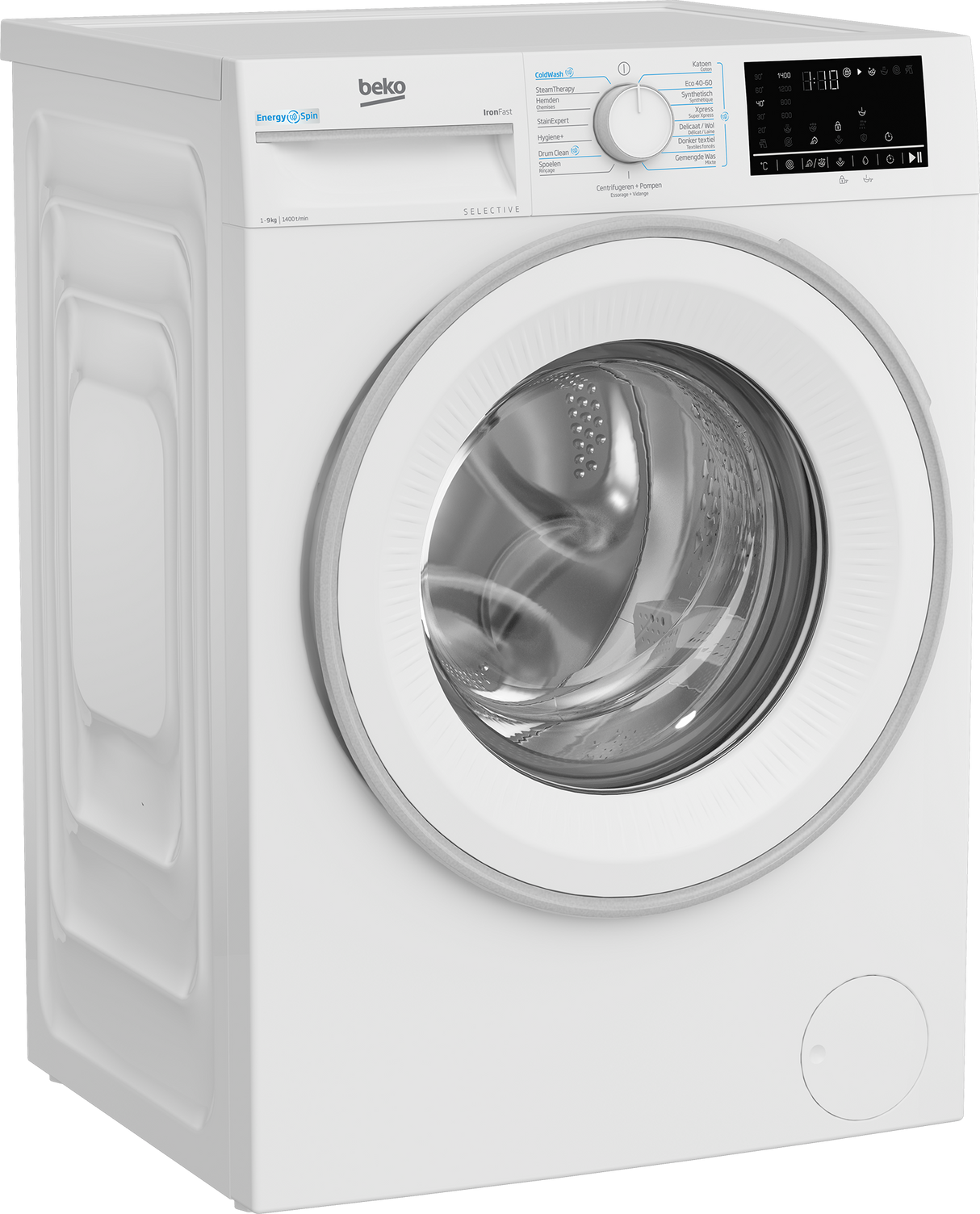 Beko B3WM49410W2 wasmachine selective