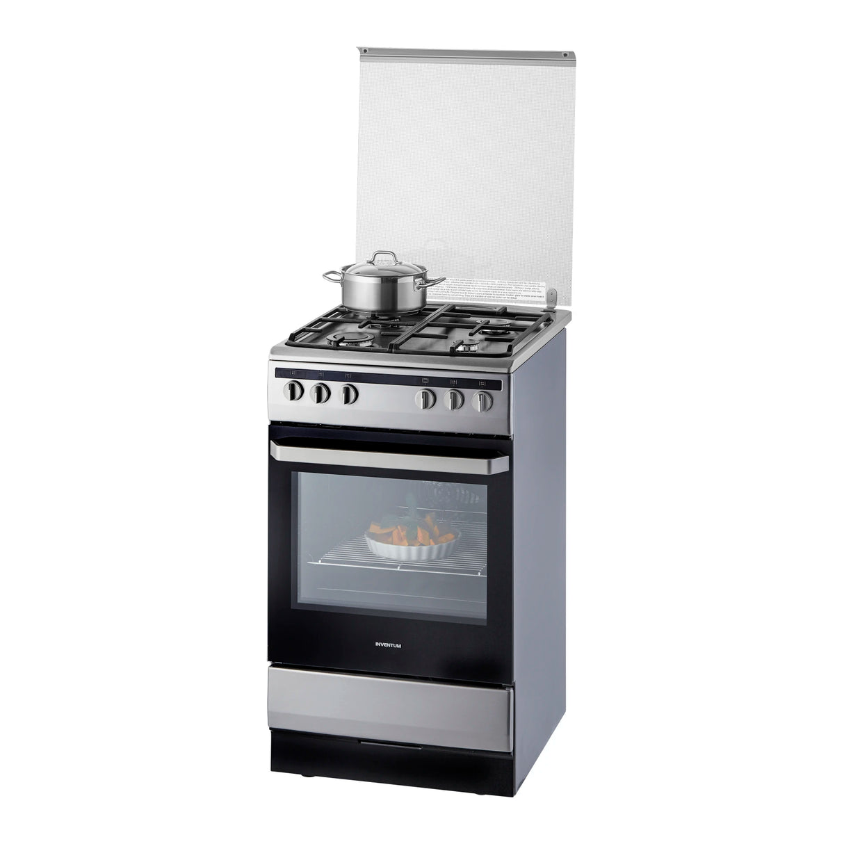 Inventum VFG5020GRVS Gasfornuis 50 cm breed