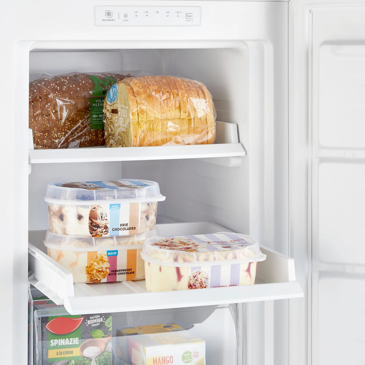 Inventum VR1682W Vriezer 168 cm hoog