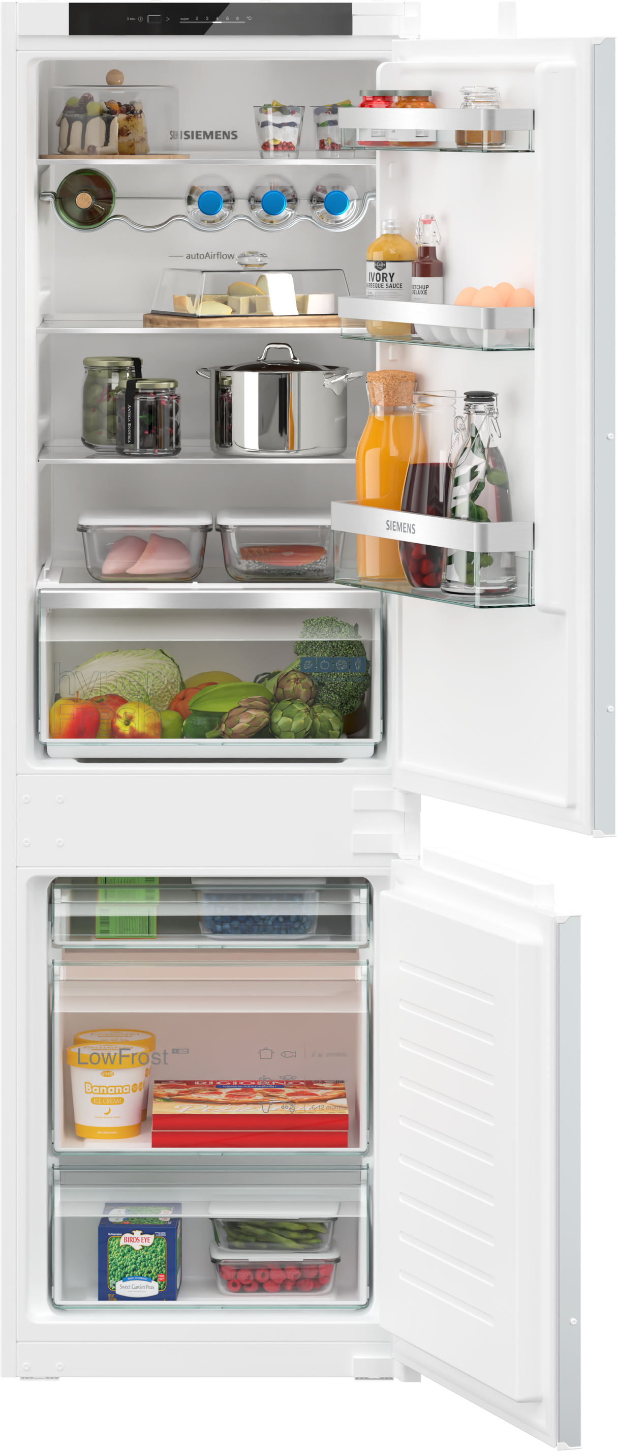 Siemens iQ300 KI86VVSE0 koel-vriescombinatie Ingebouwd 267 l E