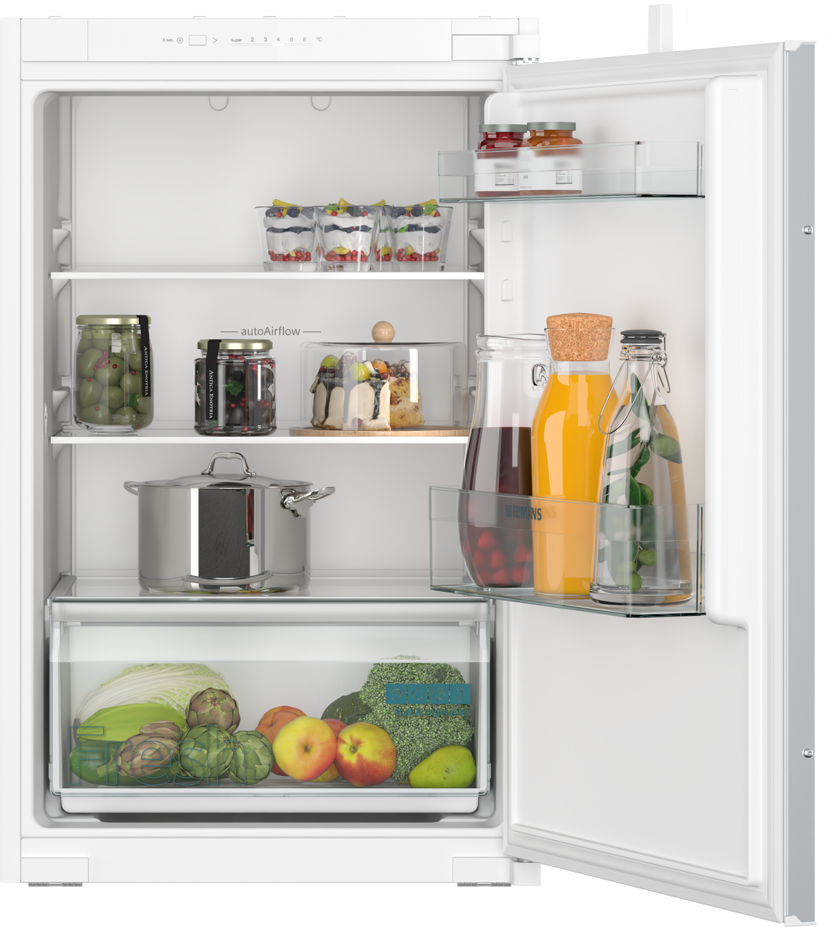 Siemens iQ100 KI21RNSE0 koelkast Ingebouwd 136 l E