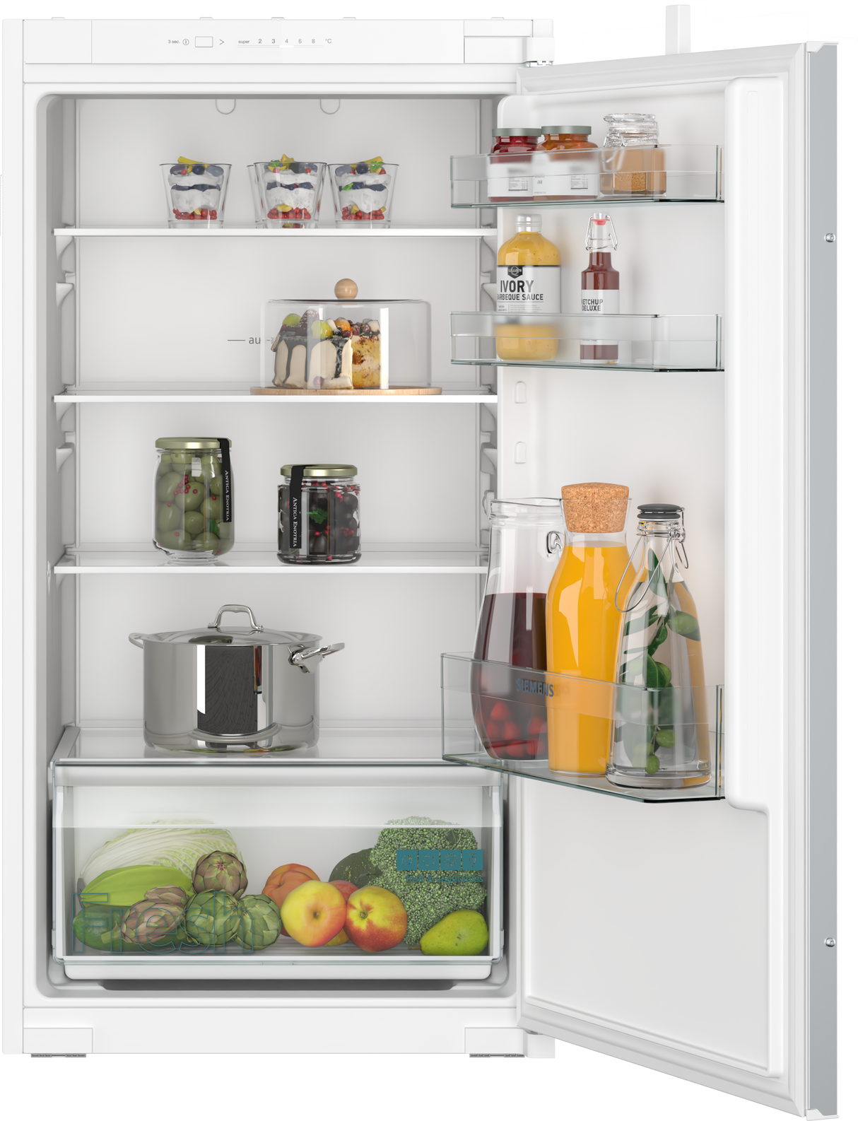 Siemens iQ100 KI31RNSE0 koelkast Ingebouwd 165 l E Wit