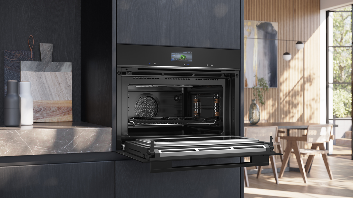 Siemens iQ700 CM776G1B1 oven 45 l 3600 W Zwart