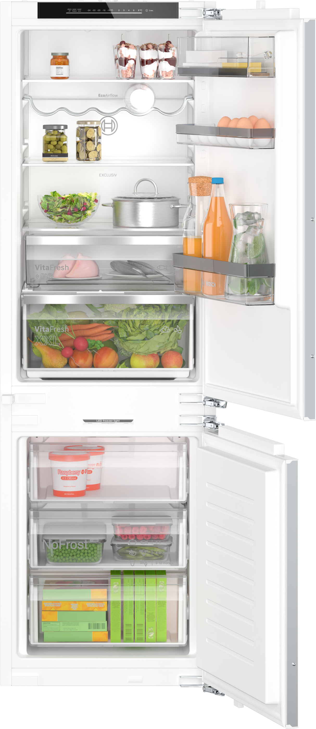 Bosch KIN86EDD0 inbouw koel/vriescombinatie