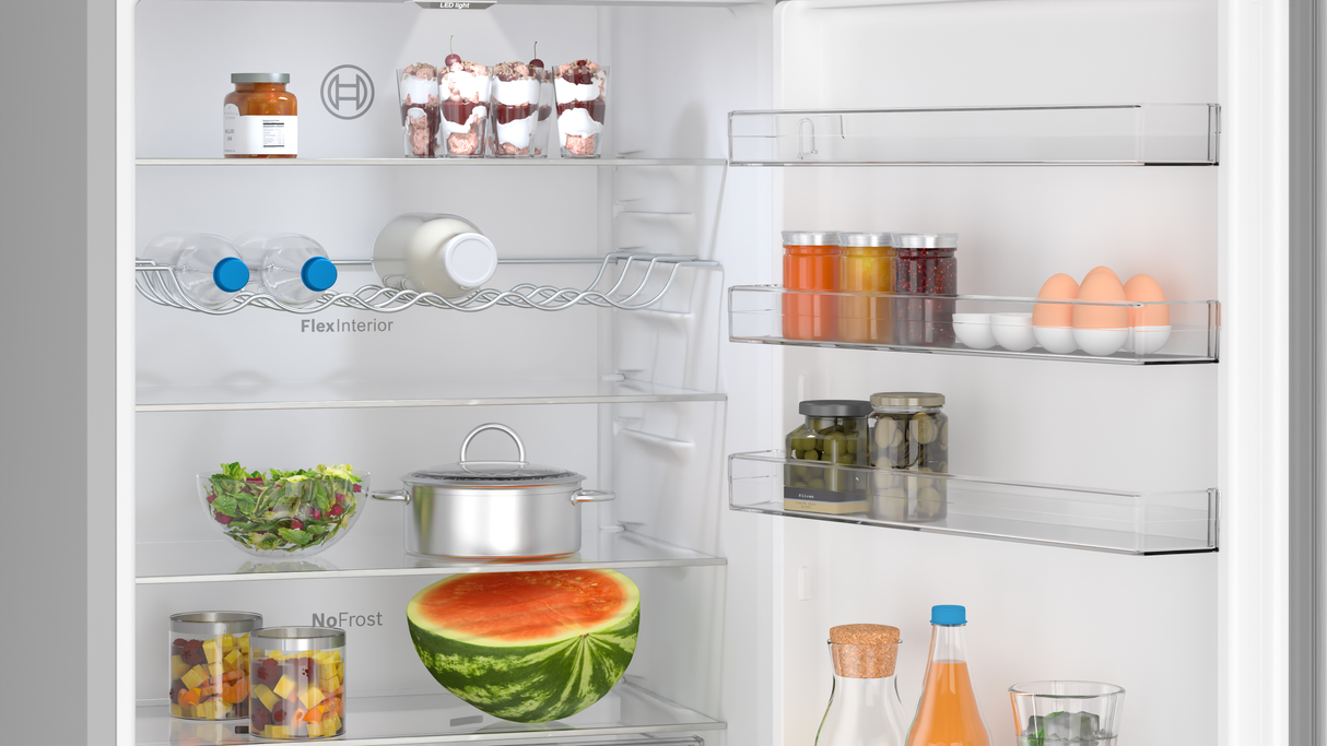 Bosch Serie 4 KGN492LDF koel-vriescombinatie Vrijstaand 440 l D Roestvrijstaal