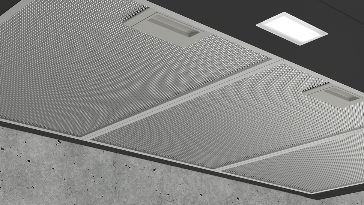 Siemens iQ100 LC96BBC60 afzuigkap Muurmontage Zwart 619 m³/uur B