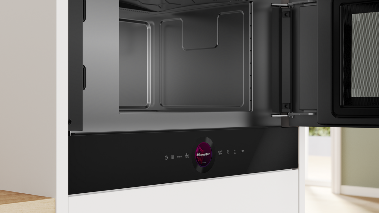 Bosch Serie 8 BFR7221B1 magnetron Ingebouwd Solo-magnetron 21 l 900 W Zwart