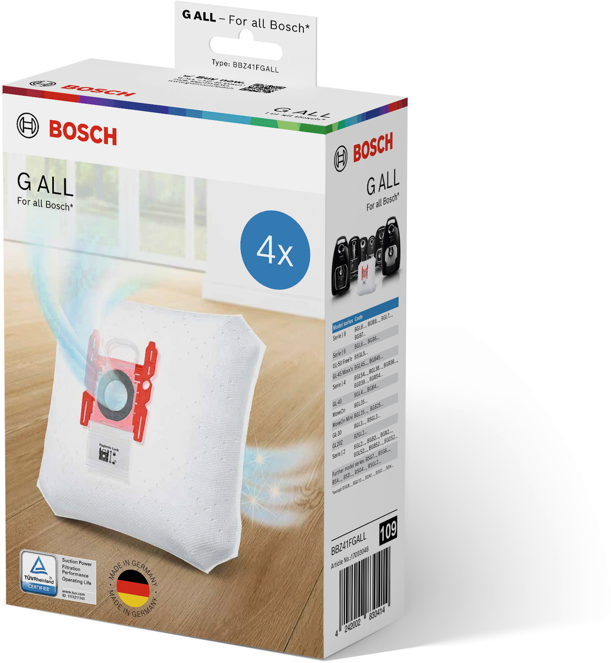 Bosch BBZ41FGALL Accessoire