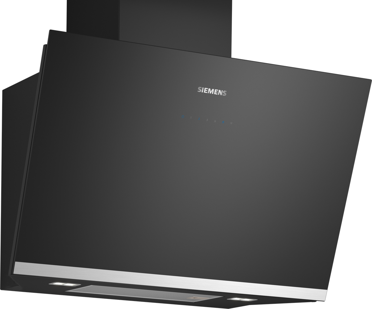 Siemens iQ500 LC81KAN60 afzuigkap Muurmontage Zwart, Roestvrijstaal 432 m³/uur A+