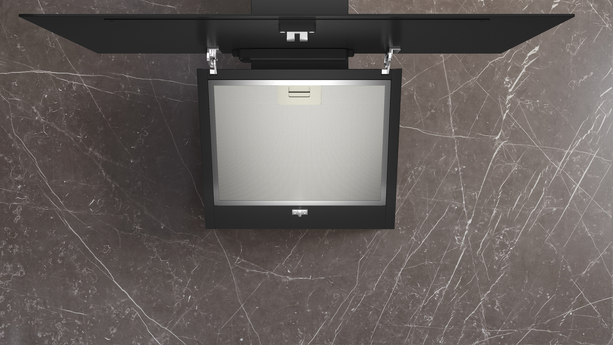 Siemens iQ100 LC85KDK60 afzuigkap Muurmontage Zwart 430 m³/uur A