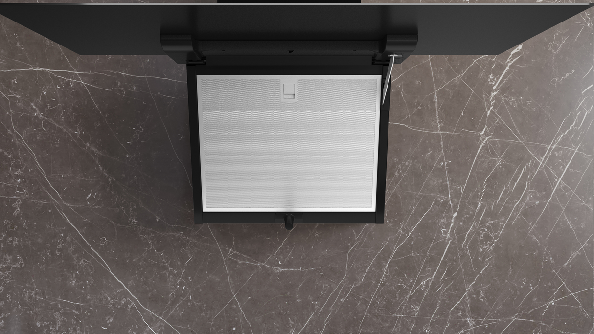 Siemens iQ300 LC87KFN60 afzuigkap Muurmontage Zwart 427 m³/uur A+