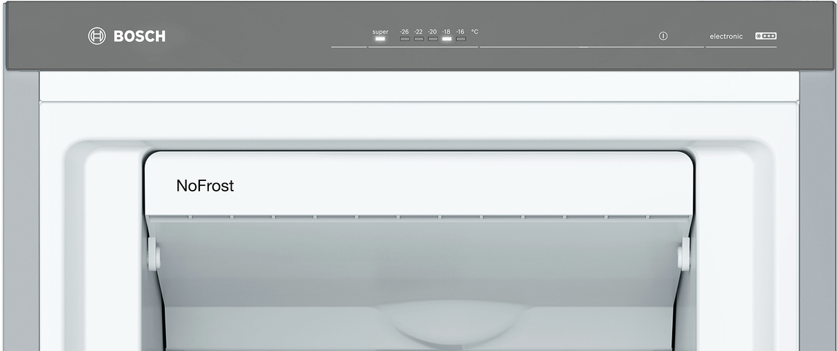 Bosch Serie 4 GSN29VLEP diepvriezer Vrieskast Vrijstaand 200 l E Roestvrijstaal