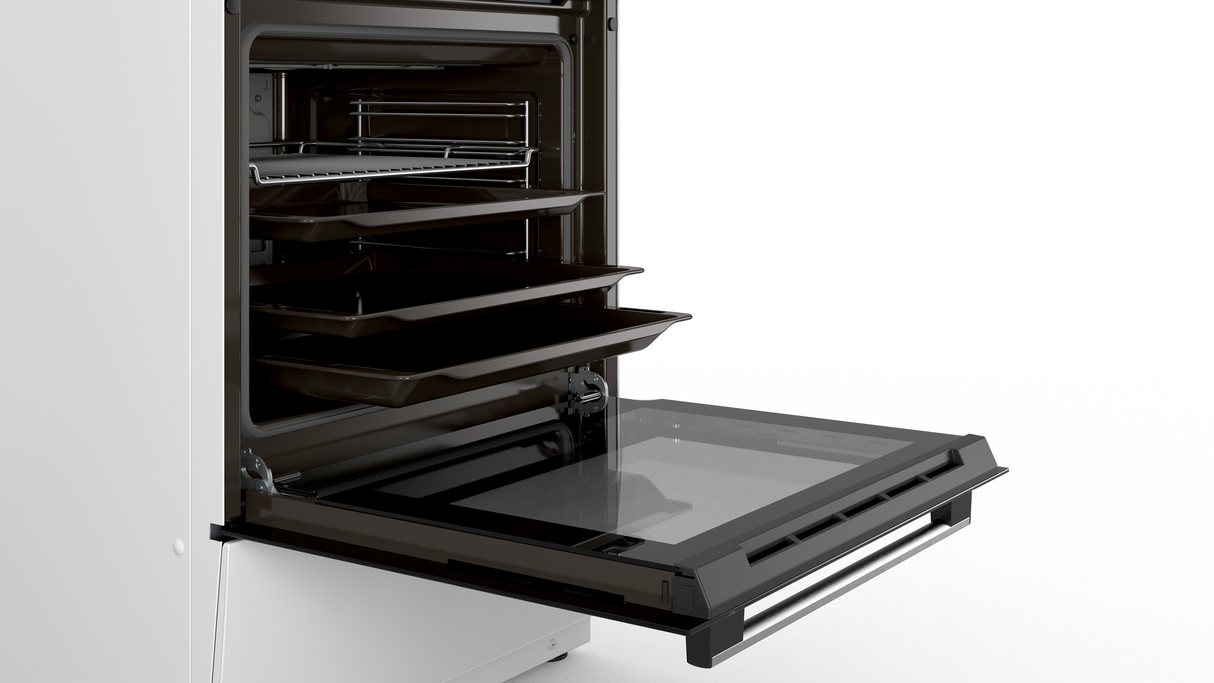 Bosch HLN39A020 fornuis Vrijstaand fornuis Electrisch Inductiekookplaat zones Wit A