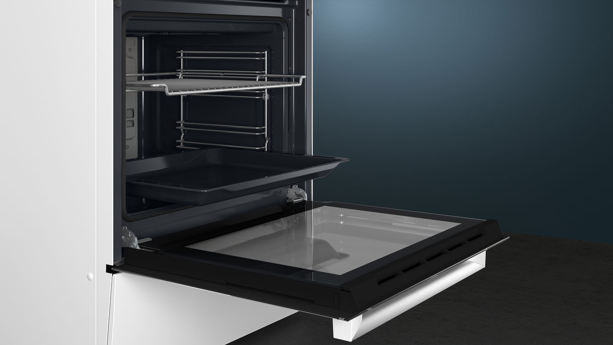 Siemens iQ300 HK9R3A220 fornuis Vrijstaand fornuis Electrisch Keramisch Wit A