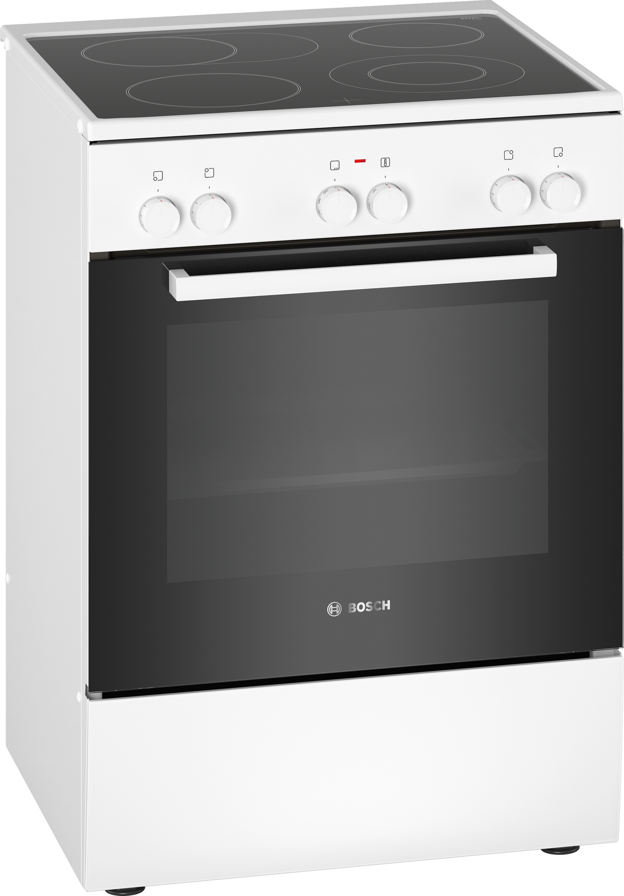 Bosch HKA090220 fornuis Vrijstaand fornuis Electrisch Keramisch Wit A