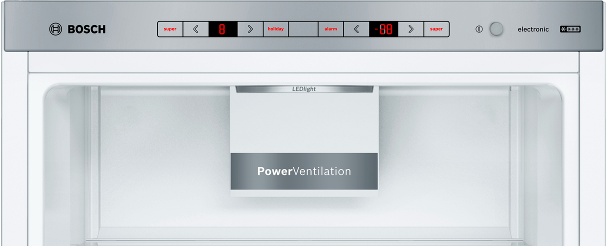 Bosch Serie 6 KGE36EWCP koel-vriescombinatie Vrijstaand 308 l C Wit